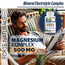 Load image into Gallery viewer, Magnesium Citrate 500mg – No Nausea Supplements, Gentle for GLP-1 Users & Sensitive Stomachs
