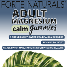 Load image into Gallery viewer, ADULT Magnesium Calm Gummies Chewable Supplements 250mg
