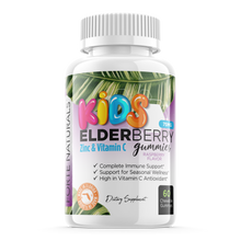 Load image into Gallery viewer, FORTE_NATURALS_Elderberry_Propolis_Kids_Immune_Sypport_Gummies_Vitamin_Supplements

