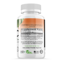 Load image into Gallery viewer, FORTE NATURALS Zinc 50mg Tablets for Sensitive Stomachs Gentle No Nausea Supplement Formula for GLP1 Users Easy-to-Tolerate Made in the USA - 100 Tablets +3 month supply - No Tummy Trouble supplements
